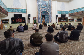 مراسم عزاداری روز اول ماه محرم در مسجد پارک فناوری پردیس