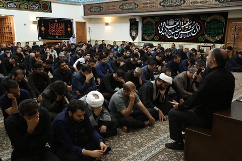 مراسم عزاداری امام حسین(ع) در مسجد پارک فناوری پردیس برگزار شد